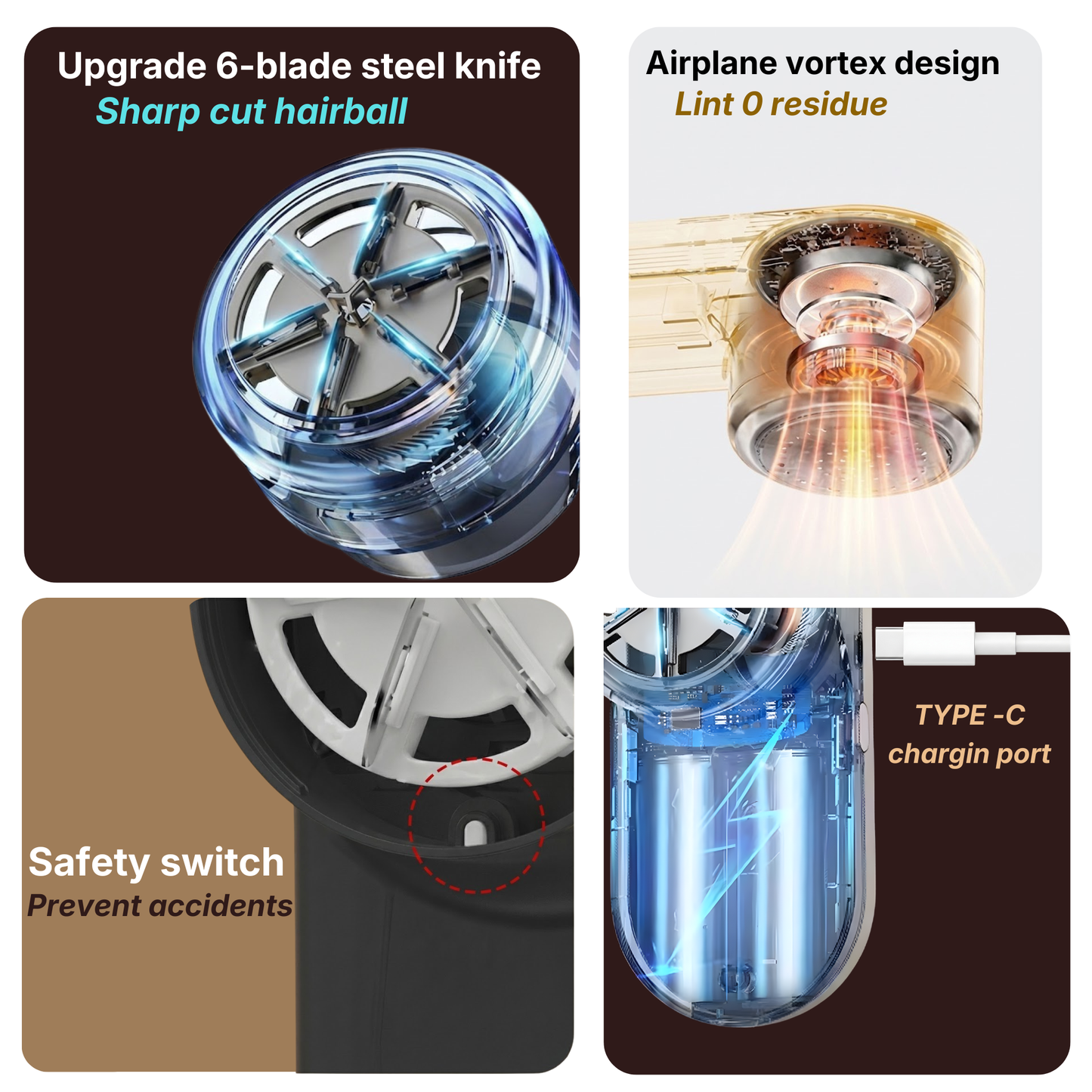 Lint Remover for Clothing LED Digital